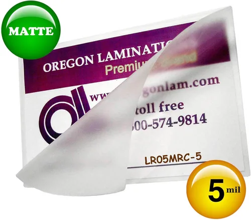 Vista 2 de Oregon Lamination Bolsas de laminación en caliente (500 unidades) 5 mil 9 x 11-1/2 pulgadas Mate/Mate