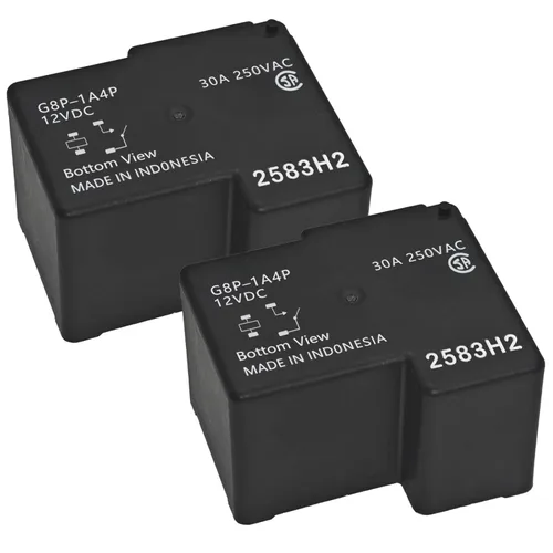 Vista 6 de Relé PCB completamente sellado G8P-1A4P 12V CC 30A - Relé de 4 pines 30A 250VAC para placa de PC o montado en panel, resuelve el problema del código