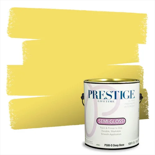 Vista 206 de PRESTIGE Pinturas de pintura exterior e imprimación en uno, 1 galón, plano, combinación comparable de Benjamin Moore* Pila de heno