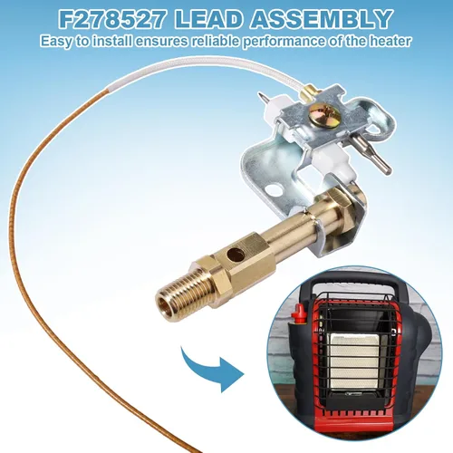 Vista 2 de 78422 F278527 Calentador Termopar Piloto Asamblea para portátil ODS Mr.Heater Big Buddy MH18B MH9B MH9BX y para calentador Dewalt