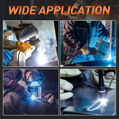 Vista 6 de Soldador MIG 140A, Núcleo de Fundente MIG/Electrodo/Lift TIG 3 en 1 Máquina de Soldadura con Sinergia, Inversor IGBT 110V Soldador Portátil sin Gas