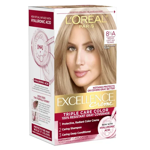 Vista 21 de L'Oreal Paris Excellence Crème Tinte Permanente para el Cabello, Color de Cabello de Triple Cuidado con Complejo Pro-Keratina para una Cobertura