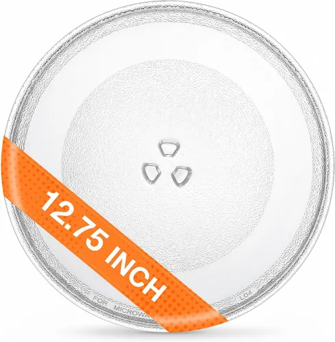 Vista 10 de Placa de vidrio giratoria de repuesto para microondas de 9.6 pulgadas/9.6 in / 24.5cm, bandeja de vidrio de repuesto para LG, GE, Magic Chef