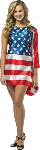 Vista 2 de Rasta Imposta Bandera Vestido Estados Unidos