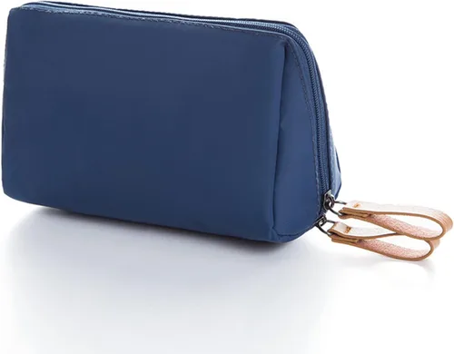 Vista 8 de Bolsa de belleza cosmética para el bolso de viaje práctico bolsa de maquillaje para mujeres niñas (), Un interior rojo