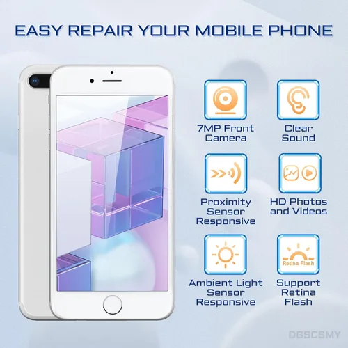 Vista 5 de Para iPhone 7 Plus Reemplazo de la cámara frontal 7MP 5.5 "Kit de reparación Auricular Altavoz de oído Reemplazo OEM Módulo Parte con Sensor de Luz