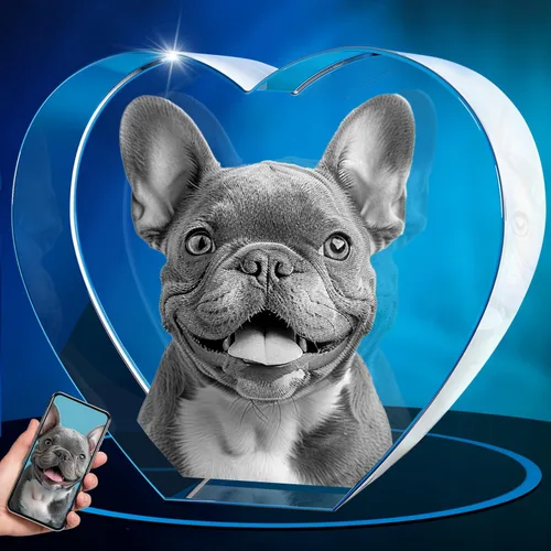 Vista 30 de ArtPix 3D Foto de cristal, regalos personalizados de Navidad para mujeres, esposa, ella, él, hombres, marido, abuela, gran regalo personalizado