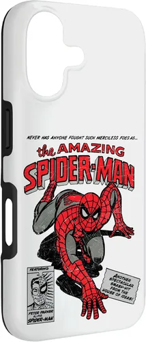 Vista 3 de Marvel Funda Retro de Cómic de Spider-Man para iPhone 17