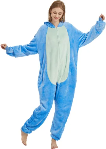 Vista 7 de Pijama unisex para adultos, disfraz de animal para Halloween