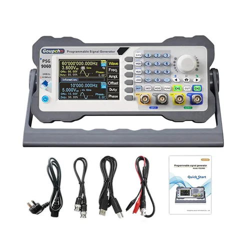 Vista 6 de Generador de señal DDS programable de doble canal Goupchn 60MHz