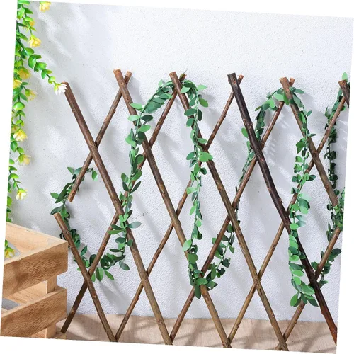 Vista 6 de SEWACC Guirnalda artificial de follaje de vides falsas, guirnalda de hojas verdes, plantas de 7.5 M, 2 unidades para bodas, fiestas, jardín, hogar