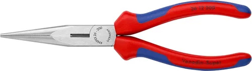 Vista 7 de KNIPEX Tools - Tijeras de electricista (9505155SBA) y alicates de punta larga con cortador, paquete multicomponente (2612200)