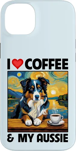 Vista 15 de Aussie Mom Dad Coffee Cup Australian Shepherd Dog Lovers Case for iPhone 17