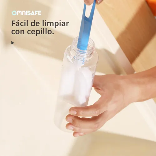 Vista 4 de [Usado] 15 botellas redondas de plástico para jugo de 12 onzas con tapas, botellas transparentes vacías reutilizables con tapa a prueba de fugas