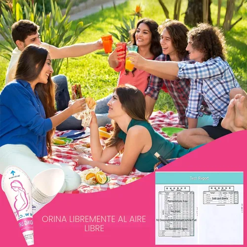 Vista 8 de JIURUN 30 unidades/50 unidades dispositivo desechable de orinación femenina, embudo portátil para orinar de pie desechable para mujeres, embudo
