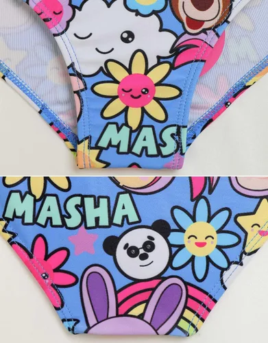 Vista 5 de Masha and the Bear Traje de baño de una pieza para niñas