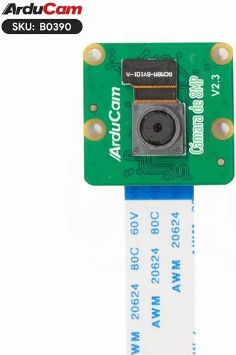 Vista 3 de Arducam Módulo de cámara Raspberry Pi de 8 megapíxeles, módulo de cámara 1080P IMX219 compatible con Raspberry Pi 5, 4 Modelo B, Pi 3/3B+ y Pi Zero