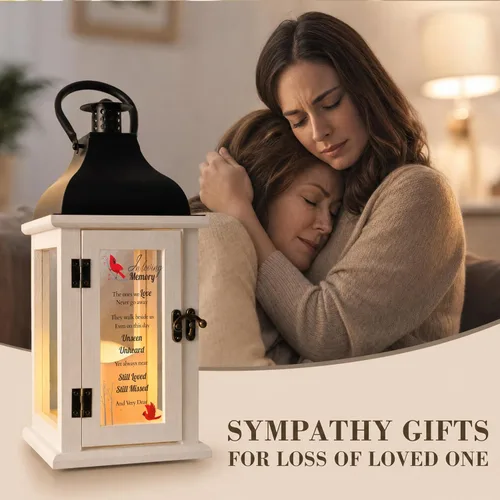 Vista 6 de Linterna conmemorativa – Regalos de condolencia por duelo por la pérdida de un ser querido, regalos conmemorativos de recuerdo por la pérdida