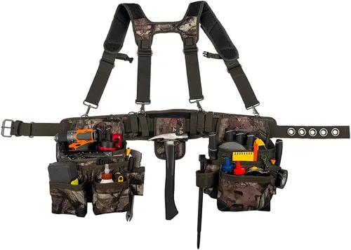 Vista 3 de Bucket Boss 85035, portaherramientas colgante con diseño camuflaje
