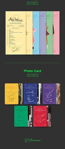 Vista 5 de Red Velvet The Reve Festival Finale' - Álbum de recortes para álbum de recortes, versión CD+folleto de 52p, tarjeta fotográfica de 1p, juego