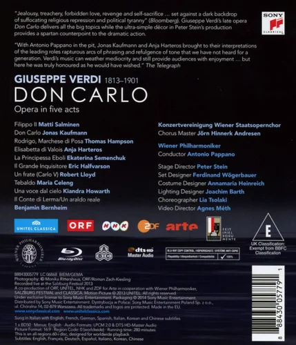 Vista 2 de Verdi Don Carlo Blu-ray