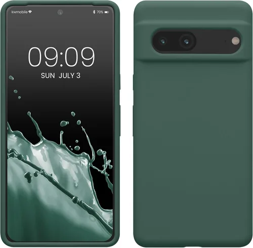 Vista 66 de kwmobile Funda compatible con Google Pixel 7 - Funda de silicona TPU con acabado suave - Piedra antigua