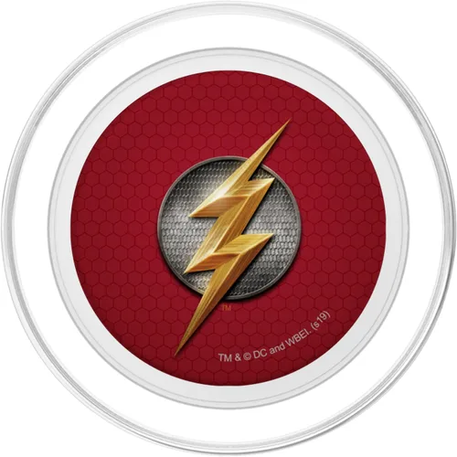 Vista 2 de PopSockets MagSafe PopGrip con logotipo de la Liga de la Justicia para iPhone