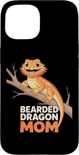 Vista 6 de Bearded Dragon Mom Reptile Parent Animal Care Fan Case for iPhone XR