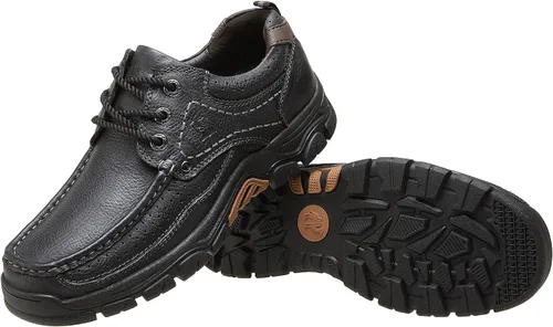 Vista 7 de CAMEL CROWN Zapatos casuales para hombre, mocasines cómodos, zapatos Oxford para trabajo, vestido de viaje, con cordones