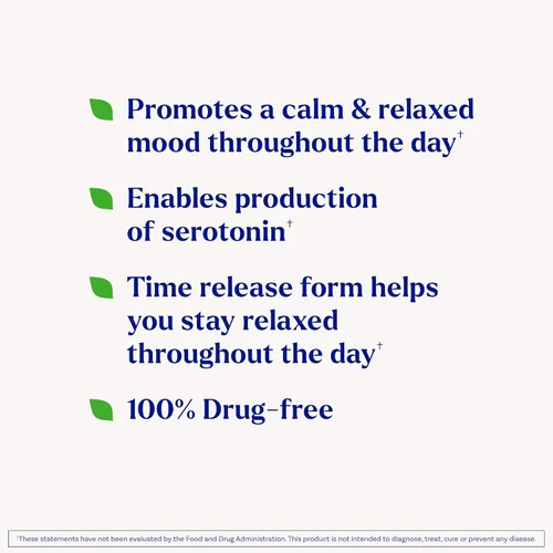 Vista 3 de Natrol 5-HTP Time Release Píldoras, NROL-0013, 30, 1, 1