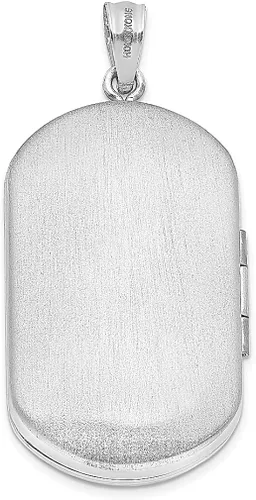 Vista 3 de Colgante rectangular de plata de ley 925 con borde celta con forma de joyería fina para mujer, regalos para ella