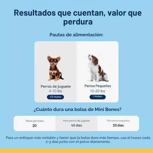 Vista 7 de ProDen - Mini huesos dentales para perros, mantequilla de maní y plátano