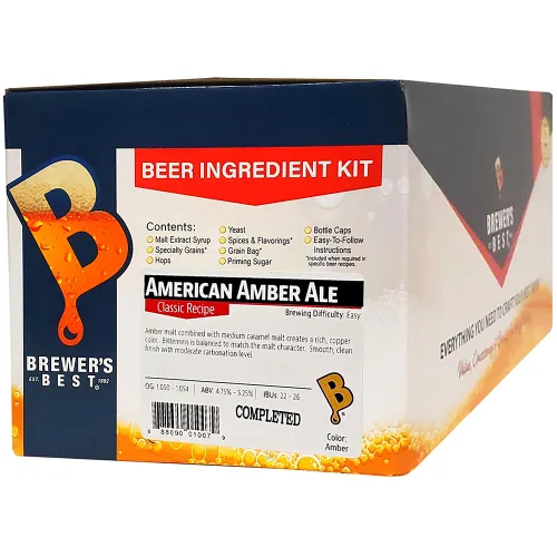 Vista 9 de Kit de ingredientes para preparación casera de cerveza Brewer's Best BIK-1007, American Amber