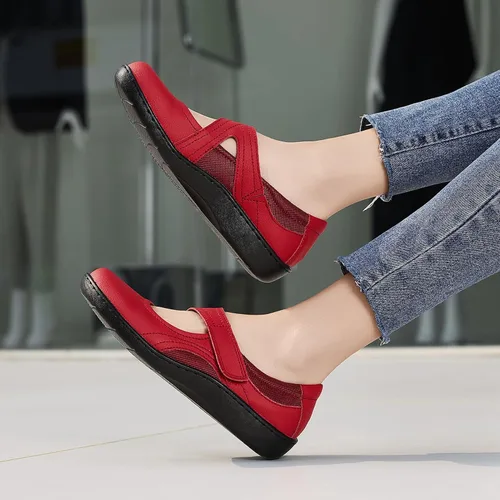 Vista 6 de Oviaric Zapatos planos clásicos y cómodos Mary Jane para mujer, zapatos de vestir casuales a la moda, bonitos zapatos de vestir con puntera cerrada