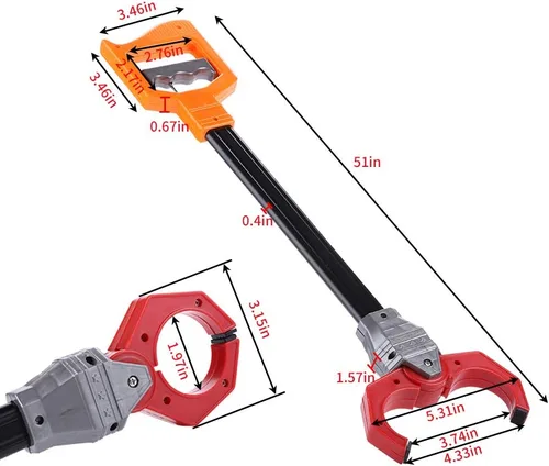 Vista 2 de Artyea Plástico Retro Robot Brazo Robótico Pick Up Pinch Tool Niños Juguete