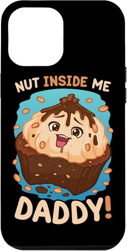 Vista 25 de Funda divertida para iPhone 13 Pro con diseño de tuerca de juego sucio Inside Me Daddy para mujer