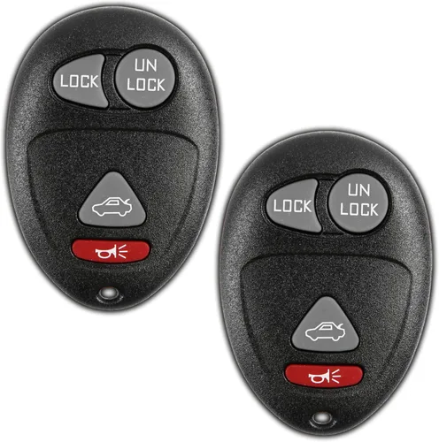 Vista 9 de Llave control remoto de repuesto KeylessOption, de 4 botones, para acceso sin llave, Negro