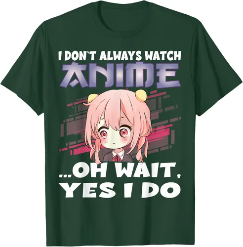 Vista 56 de Ver camiseta japonesa de anime con estampado de anime Girl, Negro, S