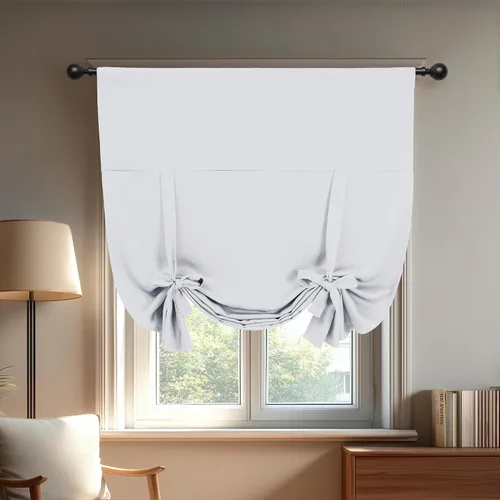Vista 243 de Deconovo Cortinas opacas, aislamiento térmico, dobladillo para barra, reducción de ruido, certificado Oeko-TEX, cortinas de oscurecimiento