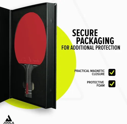 Vista 5 de JOOLA Table Tennis Bat Infinity ITTF Approved Professional Carbon Table Tennis Bat for Advanced Players - with High-Tech Fibre, 7-Layer Bat Blade