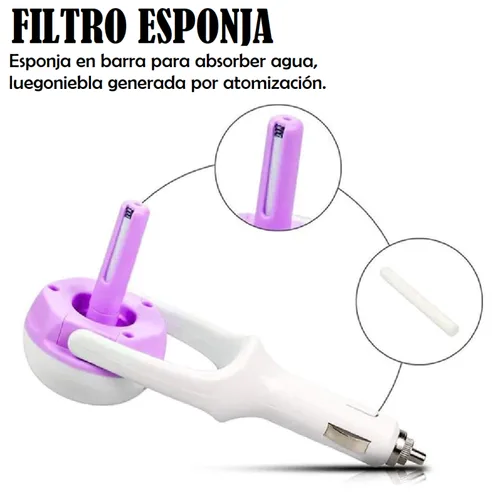 Vista 4 de Difusor Aromas Carro Humificador Ambientador + Esencia