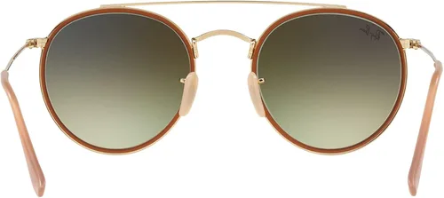 Vista 4 de Ray-Ban RB3647N Double Bridge Round Sunglasses + Vision Group Accessories Bundle