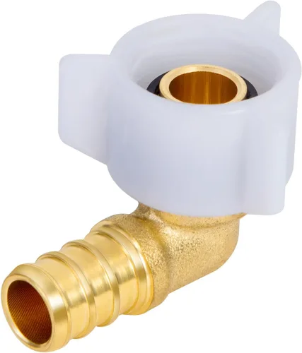 Vista 7 de PEX 1/2 "x 1/2" NPT Codo giratorio roscado hembra NPSM accesorios de latón para crimpado, accesorios Pex 1/2 pulgada 90 grados giratorio hembra