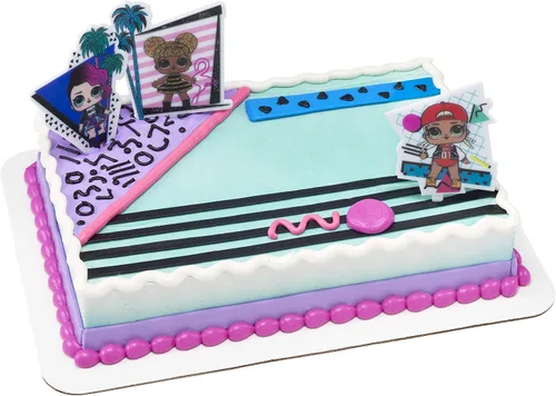 Vista 6 de DecoPac L.O.L. Surprise! Born to Sparkle Cake Topper DecoSet® - Decoración para tartas