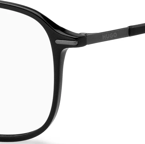 Vista 3 de HUGO Men's Modern Standard Sunglasses, 80715 Black, 53