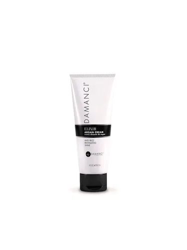 Vista 8 de DAMANCI Crema de argán, crema para peinar el cabello y acondicionador sin enjuague, suaviza el cabello y antiencrespamiento, con aceite de argán