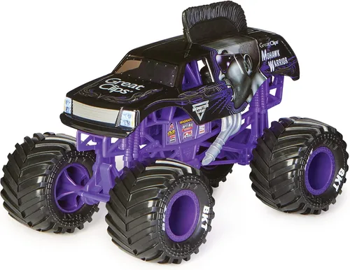 Vista 8 de Monster Jam, Camión monstruo dragón oficial, vehículo fundido a presión, escala 1:24