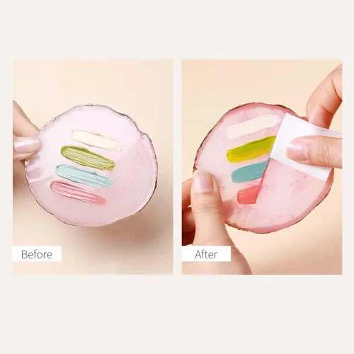 Vista 6 de Juego de paletas de arte de uñas de resina, 1 paleta de arte de uñas de resina y 1 placa de color de dibujo de pintura con anillos de dedo