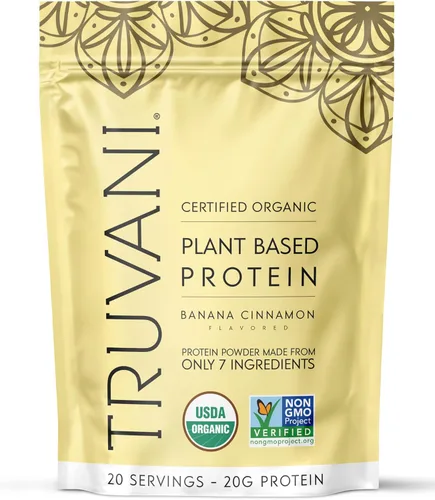 Vista 15 de Truvani Proteína en polvo orgánica a base de plantas Vainilla 18