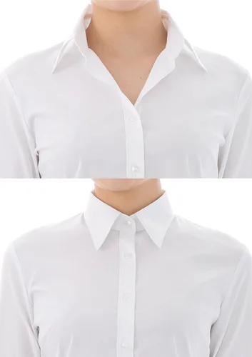 Vista 5 de LEONIS Camisa elástica de fácil cuidado para mujer